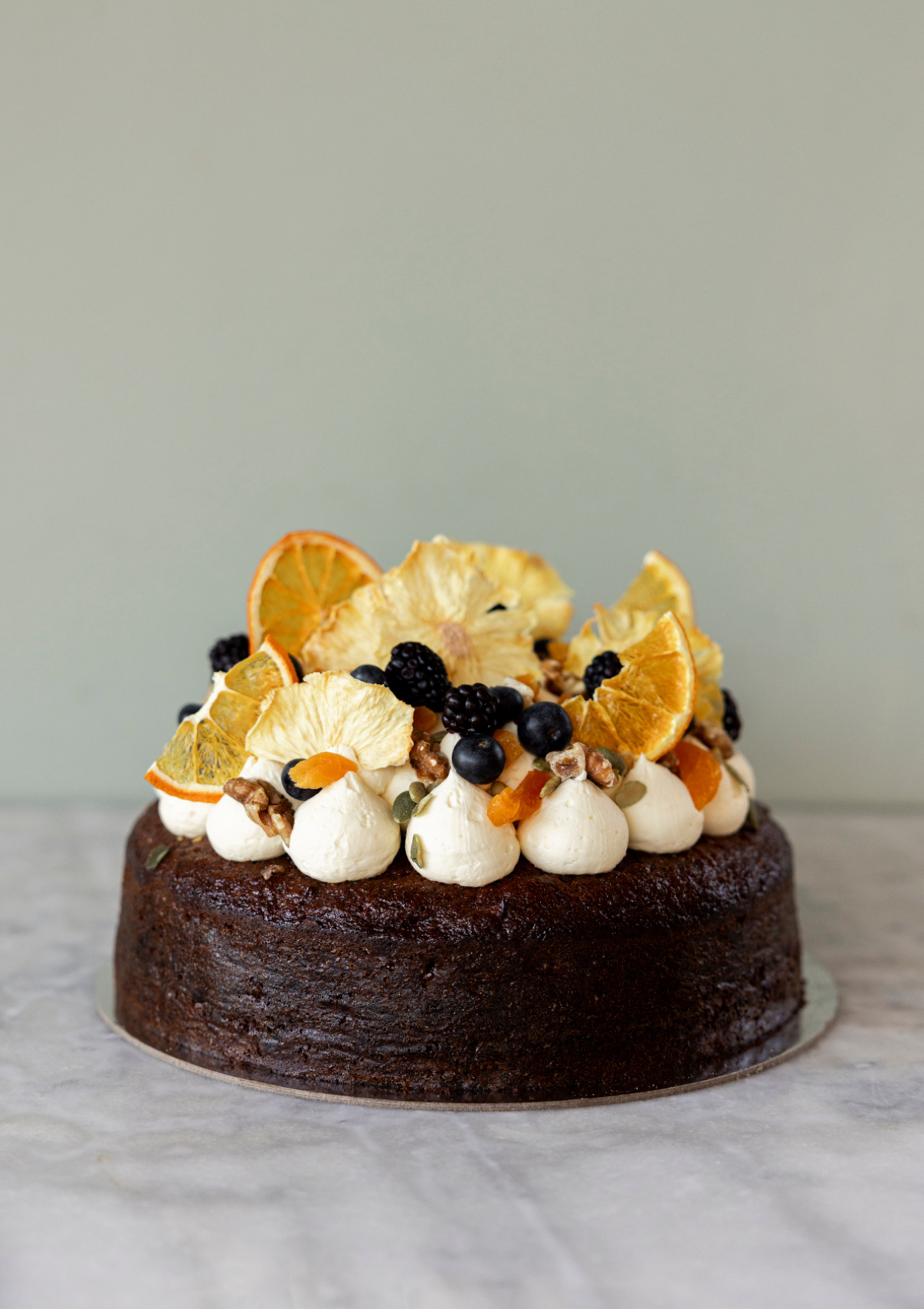 Carrot, Pineapple and Walnut Cake