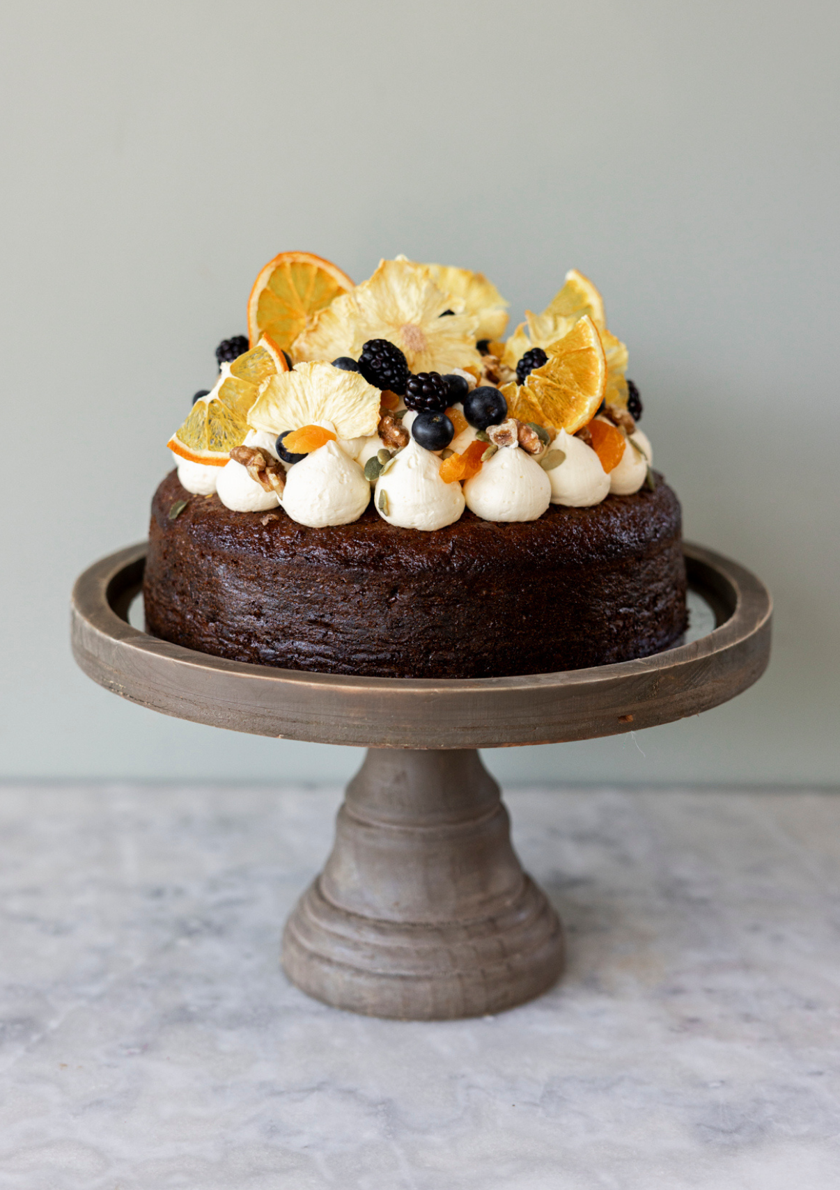 Carrot, Pineapple and Walnut Cake