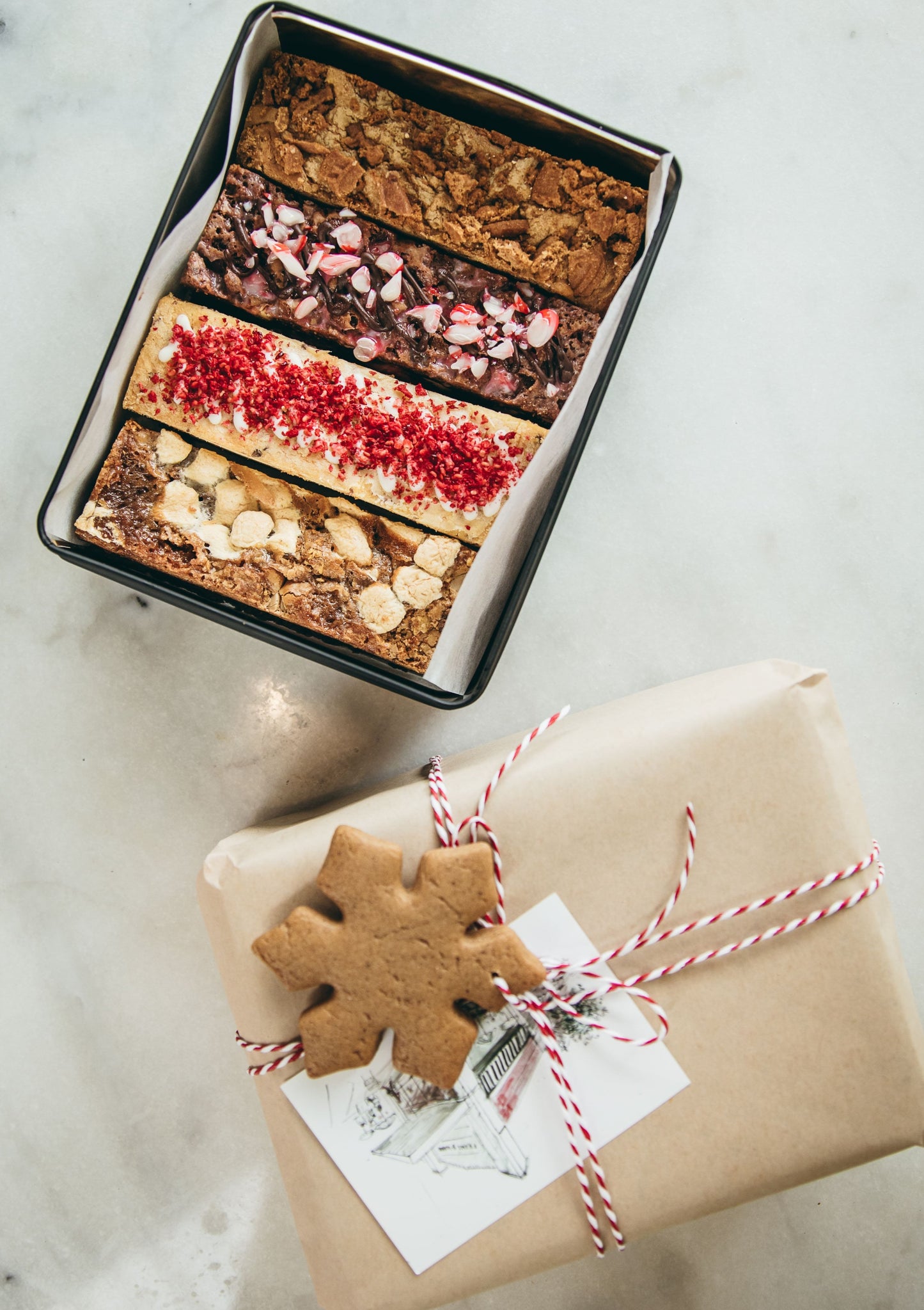 Christmas Brownie Tin