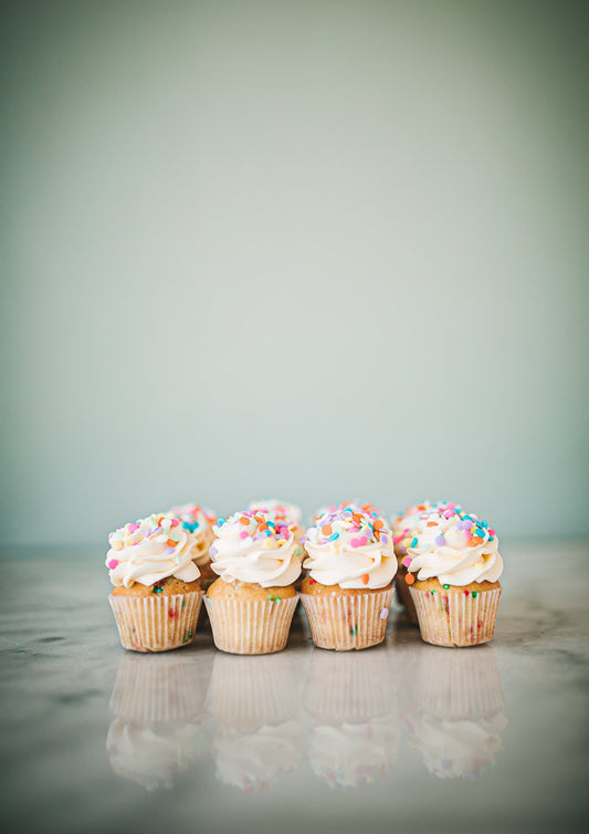 Mini Sprinkles Cupcakes