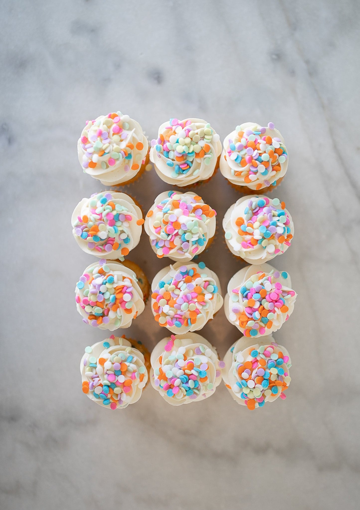 Mini Sprinkles Cupcakes