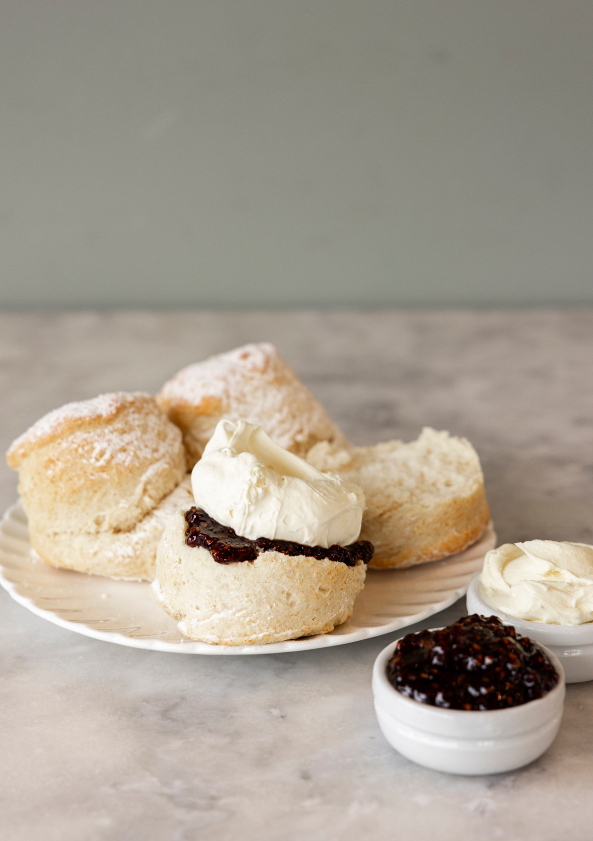 Mother’s Day Scones Box – 12 Housemade Scones with Raspberry Jam & Cream