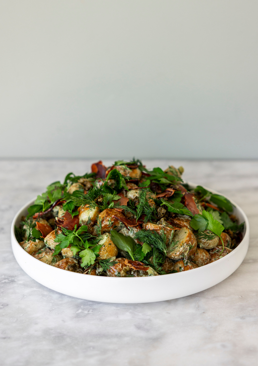 Twice-cooked Potato Salad