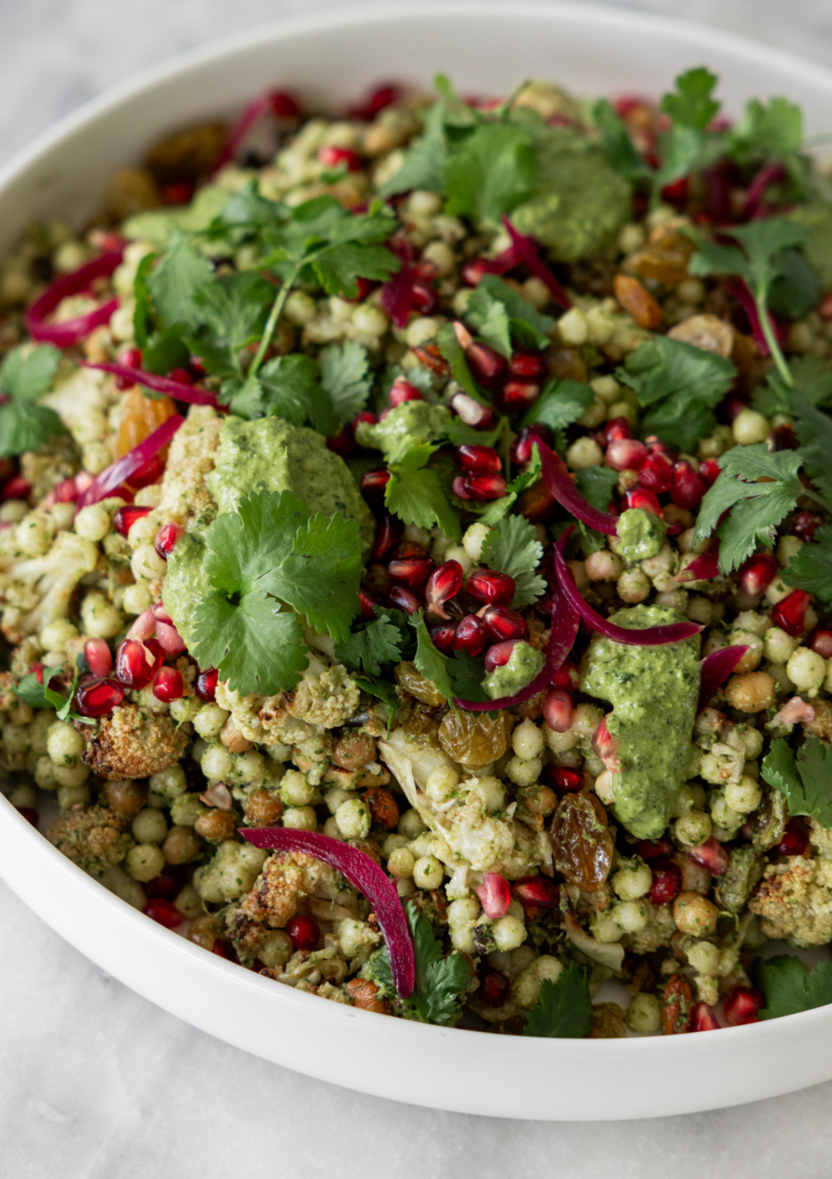 Spiced Cauliflower & Chickpea Salad