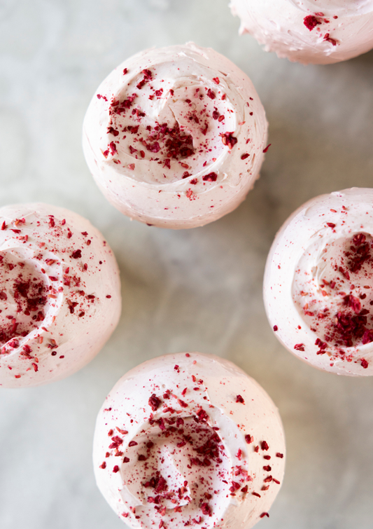 Vanilla & Raspberry Cupcakes