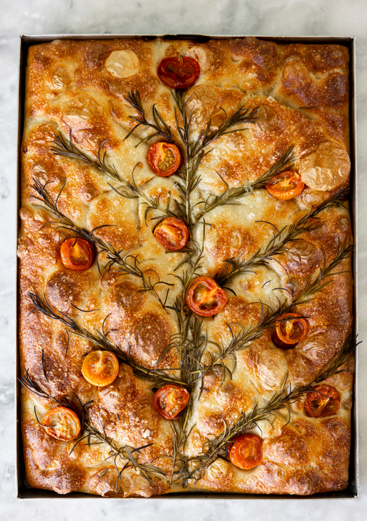 House-Made Christmas Tree Focaccia