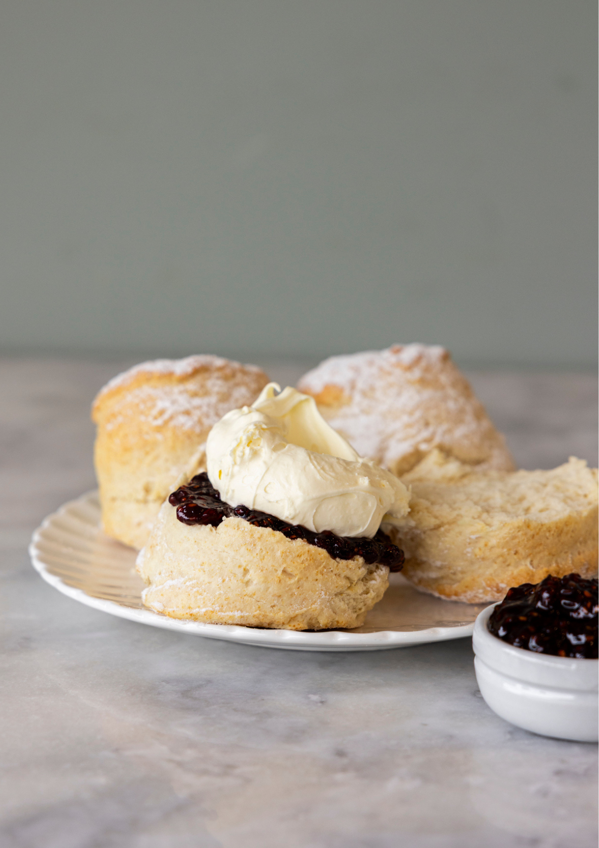 Mother’s Day Scones Box – 12 Housemade Scones with Raspberry Jam & Cream
