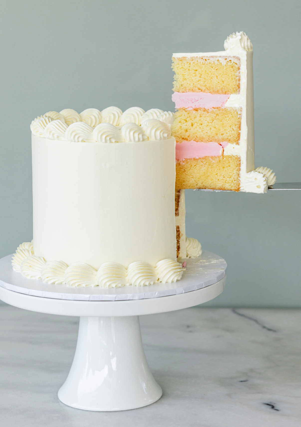 Gender Reveal Cake